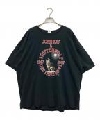 ）の古着「プリントTシャツ」｜ブラック×レッド