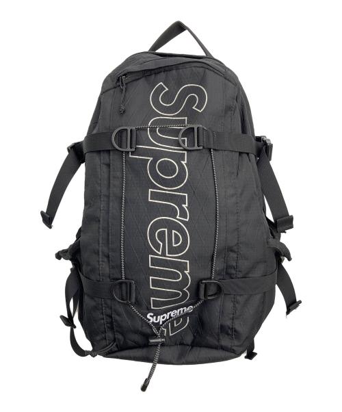 SUPREME（シュプリーム）SUPREME (シュプリーム) backpack(バックパック) ブラック×ホワイトの古着・服飾アイテム