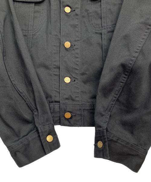 LEE（リー）LEE (リー) WIND AND SEA (ウィンダンシー) カラーデニムジャケット ブラック サイズ:XLの古着・服飾アイテム