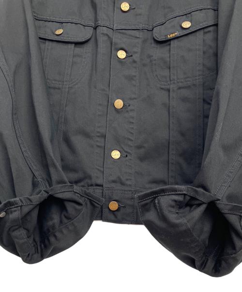 LEE（リー）LEE (リー) WIND AND SEA (ウィンダンシー) カラーデニムジャケット ブラック サイズ:XLの古着・服飾アイテム