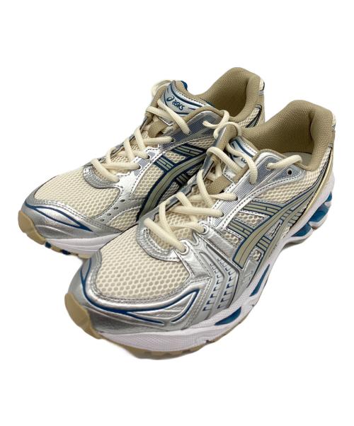 asics（アシックス）asics (アシックス) GEL-KAYANO 14 ホワイト×ゴールド サイズ:27cmの古着・服飾アイテム