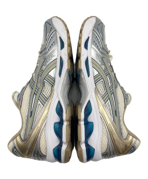 asics（アシックス）asics (アシックス) GEL-KAYANO 14 ホワイト×ゴールド サイズ:27cmの古着・服飾アイテム
