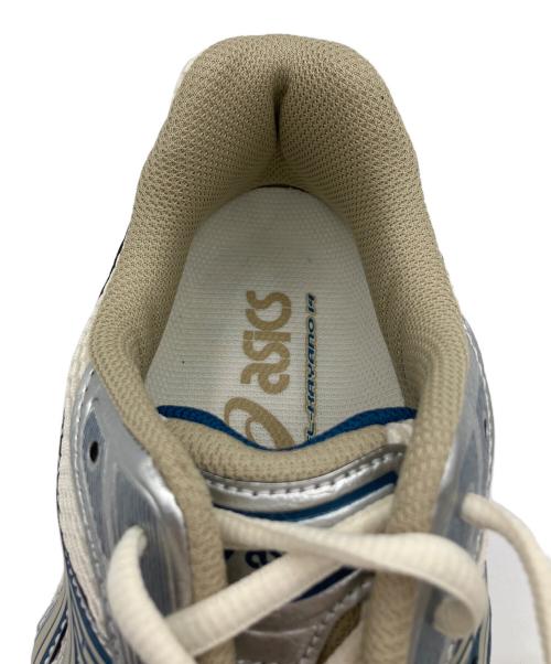 asics（アシックス）asics (アシックス) GEL-KAYANO 14 ホワイト×ゴールド サイズ:27cmの古着・服飾アイテム