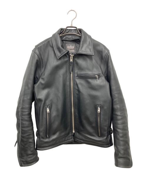 KADOYA（カドヤ）KADOYA (カドヤ) レザージャケット ブラック サイズ:LLの古着・服飾アイテム