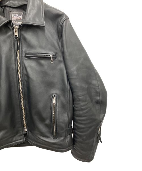 KADOYA（カドヤ）KADOYA (カドヤ) レザージャケット ブラック サイズ:LLの古着・服飾アイテム