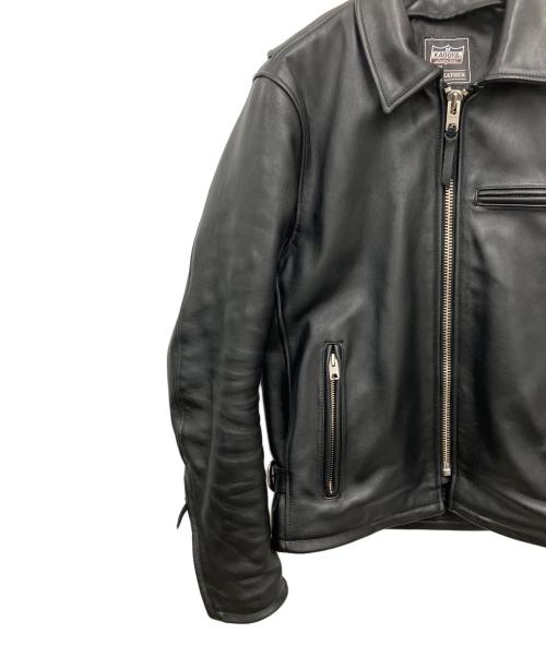 KADOYA（カドヤ）KADOYA (カドヤ) レザージャケット ブラック サイズ:LLの古着・服飾アイテム