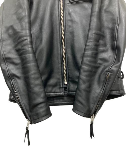 KADOYA（カドヤ）KADOYA (カドヤ) レザージャケット ブラック サイズ:LLの古着・服飾アイテム