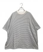 ALOUNDアラウンド）の古着「半袖カットソー」｜ブラック×ホワイト