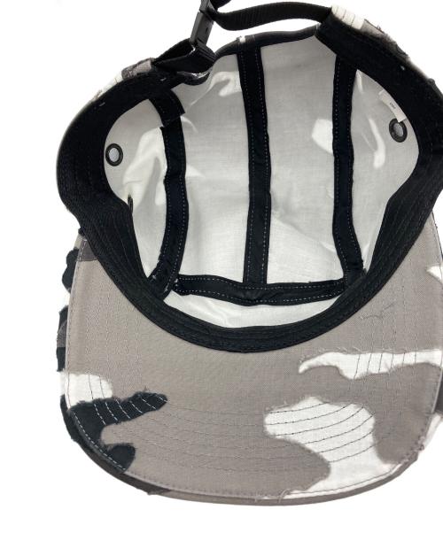 SUPREME（シュプリーム）SUPREME (シュプリーム) Layered Camo Camp Cap グレー×ホワイトの古着・服飾アイテム
