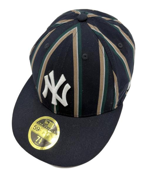 New Era（ニューエラ）New Era (ニューエラ) 59FIFTY LP NY YANKEES BLACK LABEL ネイビー サイズ:SIZE 7 5/8(60.6cm)の古着・服飾アイテム