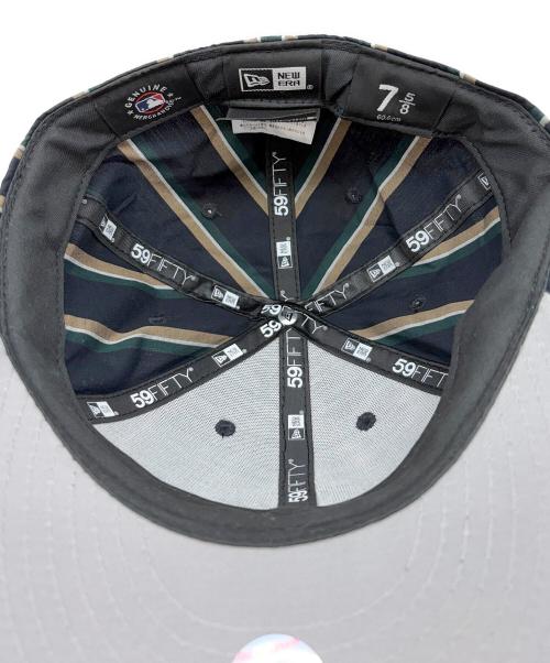 New Era（ニューエラ）New Era (ニューエラ) 59FIFTY LP NY YANKEES BLACK LABEL ネイビー サイズ:SIZE 7 5/8(60.6cm)の古着・服飾アイテム