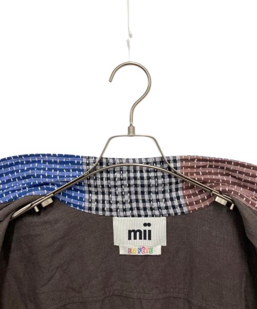 mii（ミー）mii (ミー) 半袖シャツ ブラウン サイズ:Lの古着・服飾アイテム