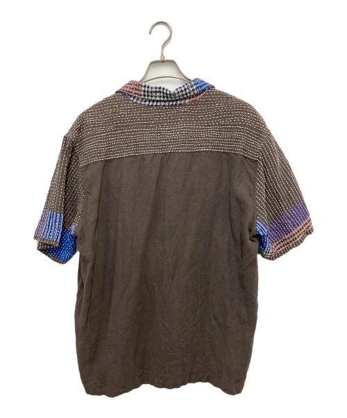 mii（ミー）mii (ミー) 半袖シャツ ブラウン サイズ:Lの古着・服飾アイテム