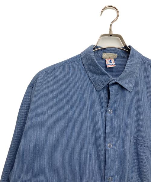 BUCKING DREINAH（バッキング ドライナート）BUCKING DREINAH (バッキング ドライナート) 長袖シャツ ブルー サイズ:SIZE 44の古着・服飾アイテム