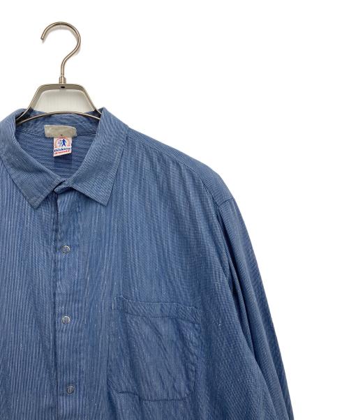 BUCKING DREINAH（バッキング ドライナート）BUCKING DREINAH (バッキング ドライナート) 長袖シャツ ブルー サイズ:SIZE 44の古着・服飾アイテム
