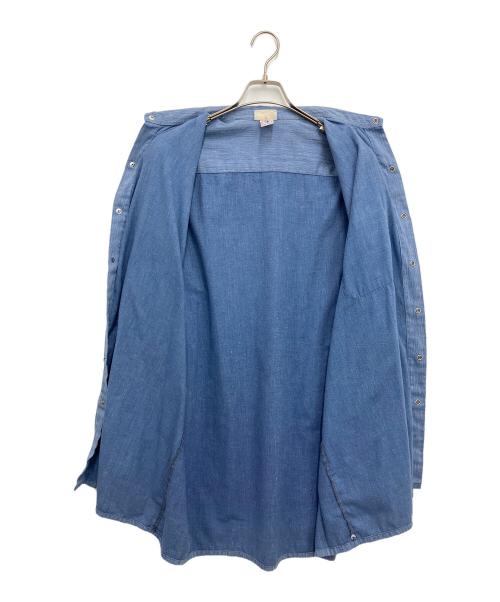 BUCKING DREINAH（バッキング ドライナート）BUCKING DREINAH (バッキング ドライナート) 長袖シャツ ブルー サイズ:SIZE 44の古着・服飾アイテム
