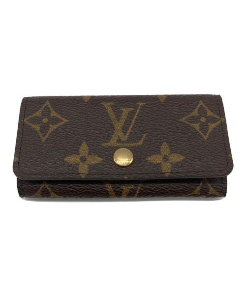 LOUIS VUITTON（ルイ ヴィトン）LOUIS VUITTON (ルイ ヴィトン) ミュルティクレ4　モノグラム ブラウンの古着・服飾アイテム