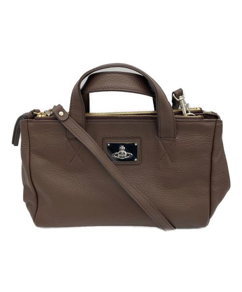 Vivienne Westwood（ヴィヴィアンウエストウッド）Vivienne Westwood (ヴィヴィアンウエストウッド) 2WAYショルダーバッグ ブラウンの古着・服飾アイテム