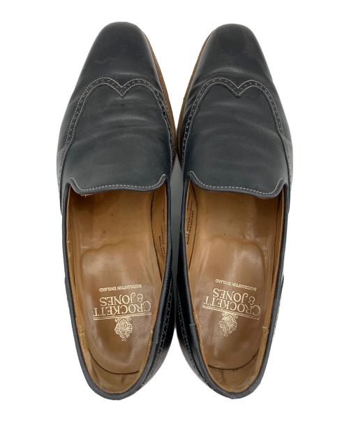 Crockett & Jones（クロケット＆ジョーンズ）Crockett & Jones (クロケット＆ジョーンズ) ウィングチップシューズ ネイビー サイズ:25cmの古着・服飾アイテム