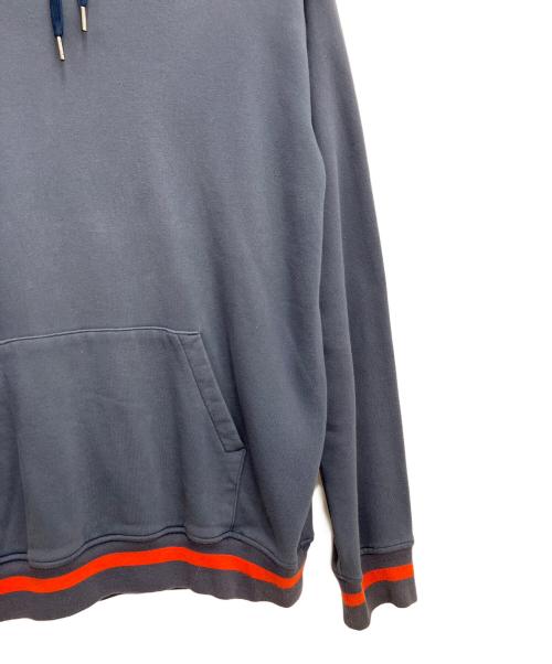 PAUL SMITH（ポールスミス）PAUL SMITH (ポールスミス) プルオーバーパーカー ネイビー×オレンジ サイズ:Lの古着・服飾アイテム