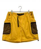 GRIP SWANY×STABRIDGEグリップスワニー×スタブリッジ）の古着「ハーフパンツ」｜イエロー×ブラック