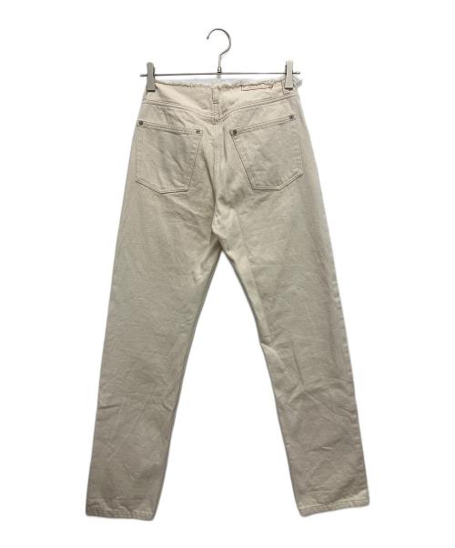 Maison Margiela（メゾンマルジェラ）Maison Margiela (メゾンマルジェラ) ストレートデニムパンツ アイボリー サイズ:36の古着・服飾アイテム