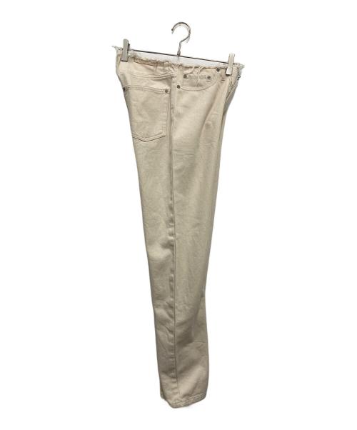 Maison Margiela（メゾンマルジェラ）Maison Margiela (メゾンマルジェラ) ストレートデニムパンツ アイボリー サイズ:36の古着・服飾アイテム