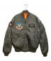ALPHA（アルファ）の古着「MA-1ジャケット」｜オリーブ