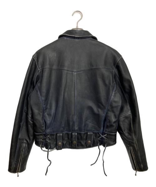 HARLEY-DAVIDSON（ハーレーダビッドソン）HARLEY-DAVIDSON (ハーレーダビッドソン) レザージャケット ブラック サイズ:Mの古着・服飾アイテム