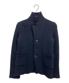 COMME des GARCONS（コムデギャルソン）の古着「ウールジャケット」｜ネイビー