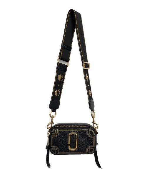MARC JACOBS（マークジェイコブズ）MARC JACOBS (マークジェイコブス) ショルダーバッグ ブラック×ゴールドの古着・服飾アイテム