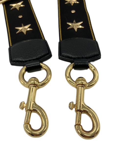 MARC JACOBS（マークジェイコブズ）MARC JACOBS (マークジェイコブス) ショルダーバッグ ブラック×ゴールドの古着・服飾アイテム