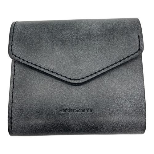 HENDER SCHEME（エンダースキーマ）HENDER SCHEME (エンダースキーマ) 3つ折り財布 ブラックの古着・服飾アイテム