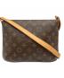 LOUIS VUITTON (ルイ ヴィトン) モノグラム ミュゼットタンゴ ショートストラップ ブラウン：54000円