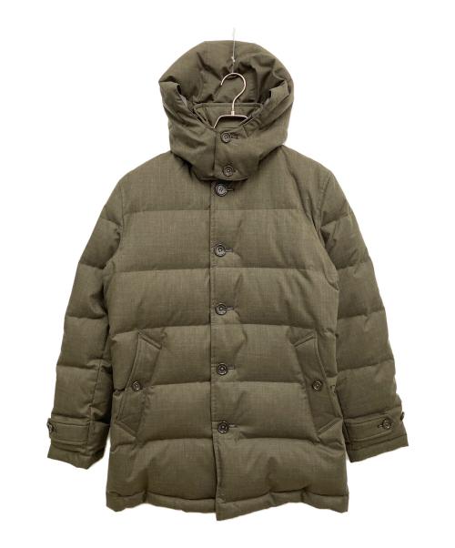 Eddie Bauer（エディーバウアー）Eddie Bauer (エディーバウアー) ダウンジャケット オリーブ サイズ:XSの古着・服飾アイテム