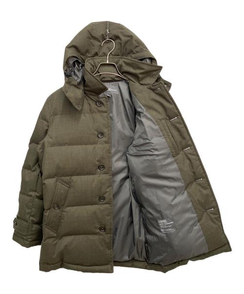 Eddie Bauer（エディーバウアー）Eddie Bauer (エディーバウアー) ダウンジャケット オリーブ サイズ:XSの古着・服飾アイテム