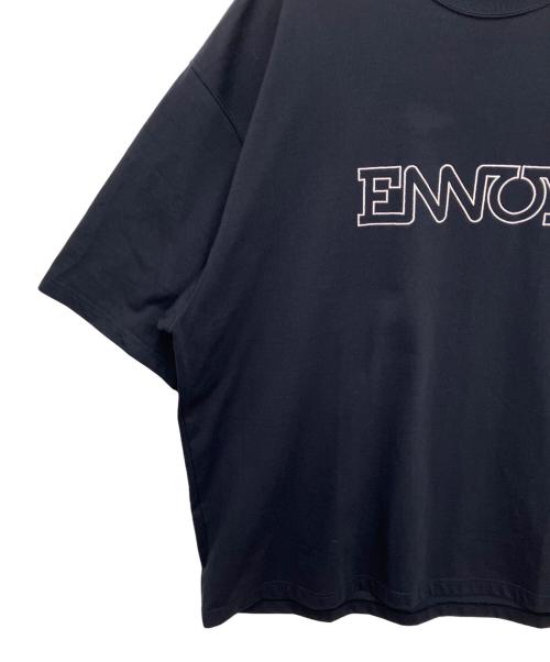 ENNOY（エンノイ）ENNOY (エンノイ) 半袖Tシャツ ブラック×ホワイト サイズ:XLの古着・服飾アイテム
