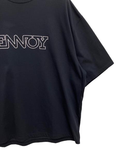 ENNOY（エンノイ）ENNOY (エンノイ) 半袖Tシャツ ブラック×ホワイト サイズ:XLの古着・服飾アイテム