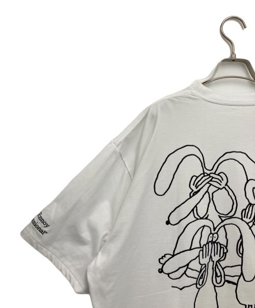 ENNOY（エンノイ）ENNOY (エンノイ) ポケットTシャツ ホワイト×ブラック サイズ:XXLの古着・服飾アイテム