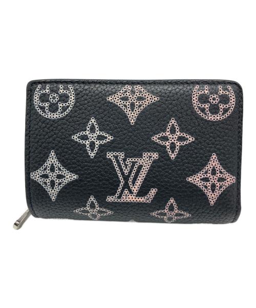 LOUIS VUITTON（ルイ ヴィトン）LOUIS VUITTON (ルイ ヴィトン) ポルトフォイユクレア モノグラム・マヒナ ピンク×ブラックの古着・服飾アイテム