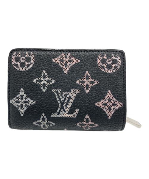 LOUIS VUITTON（ルイ ヴィトン）LOUIS VUITTON (ルイ ヴィトン) ポルトフォイユクレア モノグラム・マヒナ ピンク×ブラックの古着・服飾アイテム