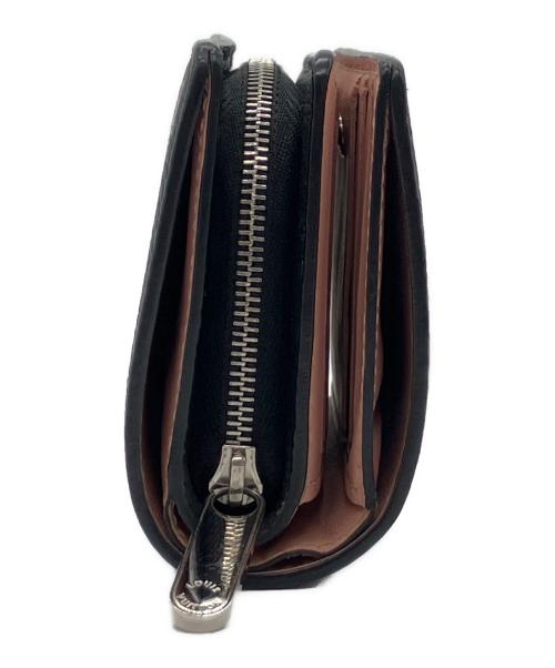 LOUIS VUITTON（ルイ ヴィトン）LOUIS VUITTON (ルイ ヴィトン) ポルトフォイユクレア モノグラム・マヒナ ピンク×ブラックの古着・服飾アイテム