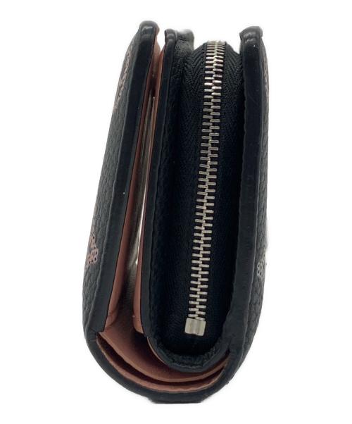 LOUIS VUITTON（ルイ ヴィトン）LOUIS VUITTON (ルイ ヴィトン) ポルトフォイユクレア モノグラム・マヒナ ピンク×ブラックの古着・服飾アイテム