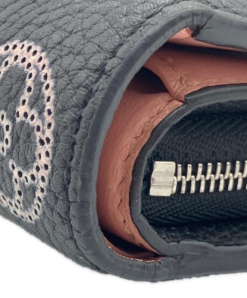 LOUIS VUITTON（ルイ ヴィトン）LOUIS VUITTON (ルイ ヴィトン) ポルトフォイユクレア モノグラム・マヒナ ピンク×ブラックの古着・服飾アイテム