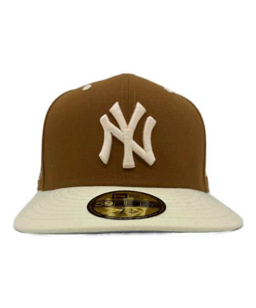New Era（ニューエラ）New Era (ニューエラ) キャップ ブラウン×ホワイトの古着・服飾アイテム