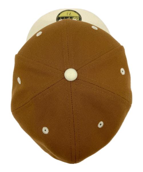 New Era（ニューエラ）New Era (ニューエラ) キャップ ブラウン×ホワイトの古着・服飾アイテム