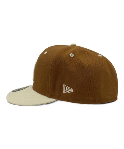 New Era（ニューエラ）New Era (ニューエラ) キャップ ブラウン×ホワイトの古着・服飾アイテム