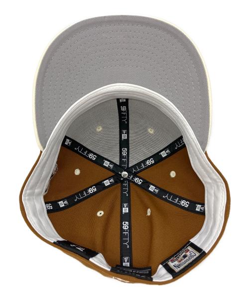 New Era（ニューエラ）New Era (ニューエラ) キャップ ブラウン×ホワイトの古着・服飾アイテム