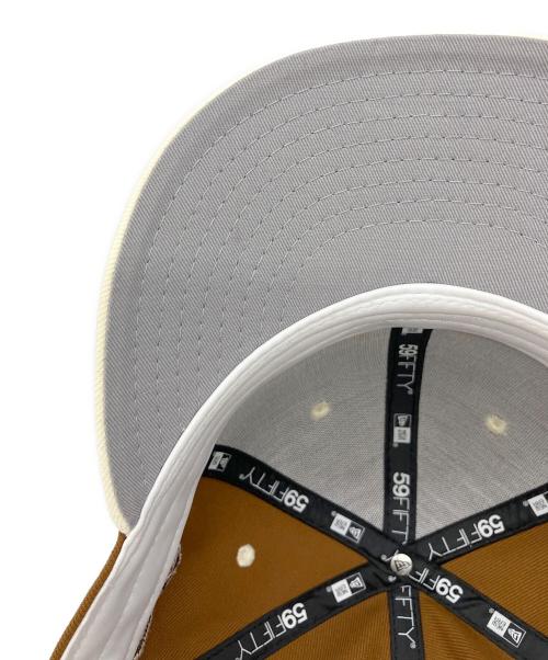 New Era（ニューエラ）New Era (ニューエラ) キャップ ブラウン×ホワイトの古着・服飾アイテム