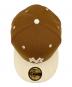 中古・古着 New Era (ニューエラ) キャップ ブラウン×ホワイト：4000円